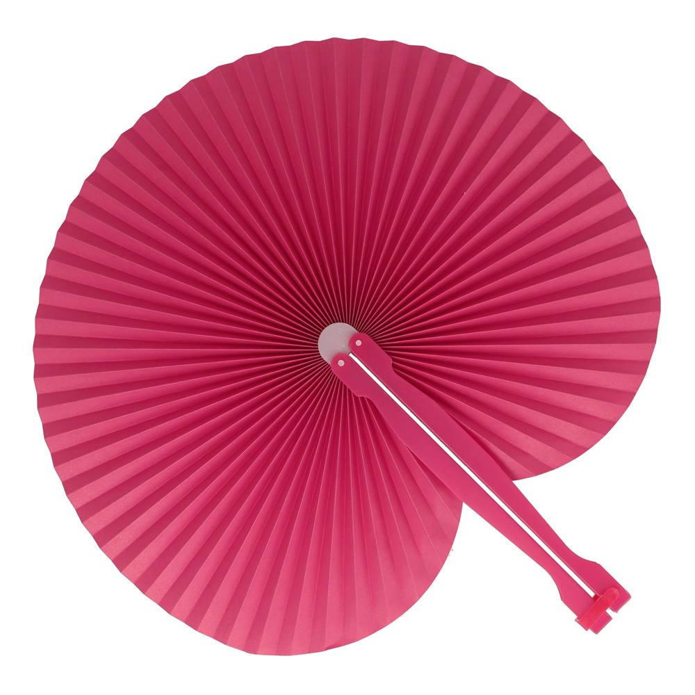 Mini opvouwbare handwaaier - roze