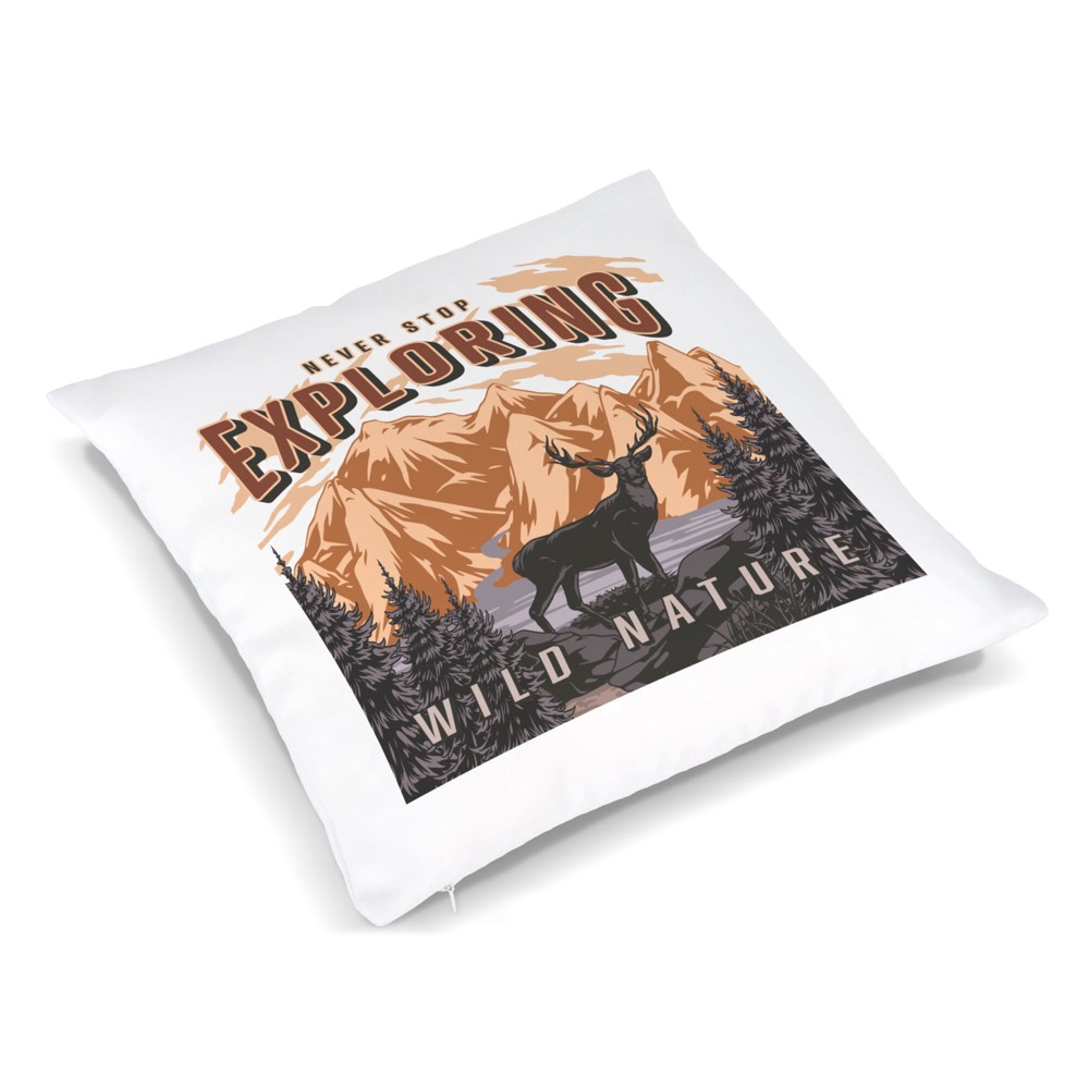 Kussenhoes van twill &amp; kussen 40x40 cm, sublimatiedruk