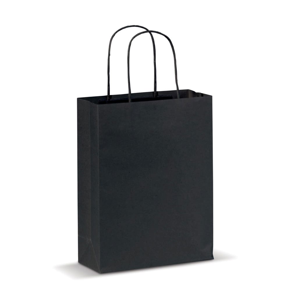 Draagtas papier klein 120g/m² - Zwart