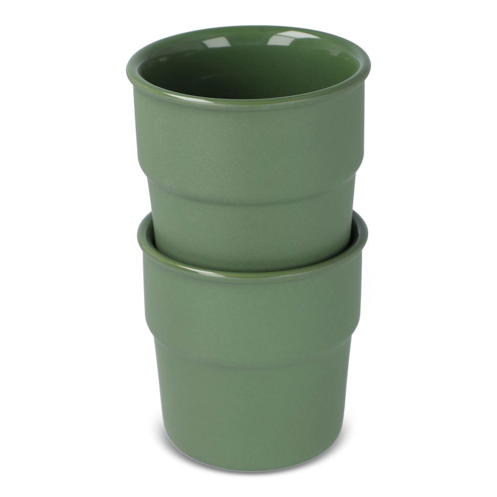 InSideOut Mokken set Fika 280ml - Olijfgroen