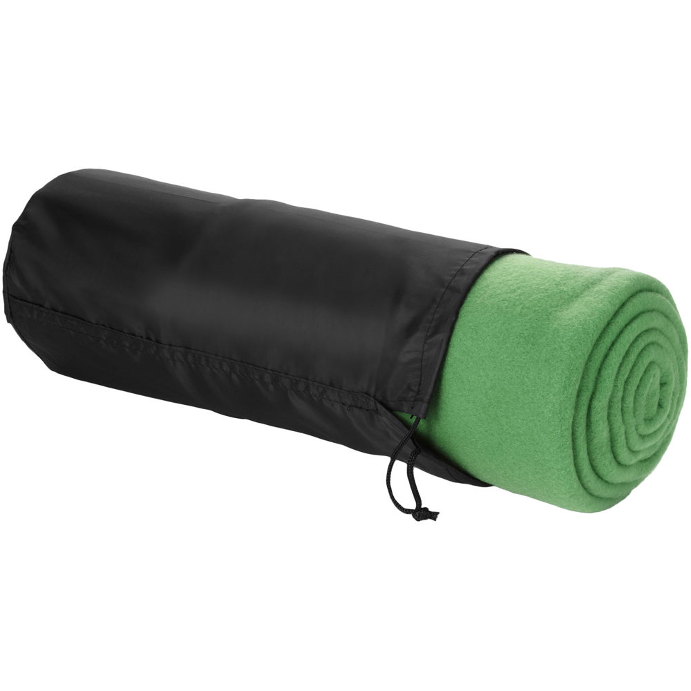 Huggy fleecedeken met hoes 150x120 cm - groen