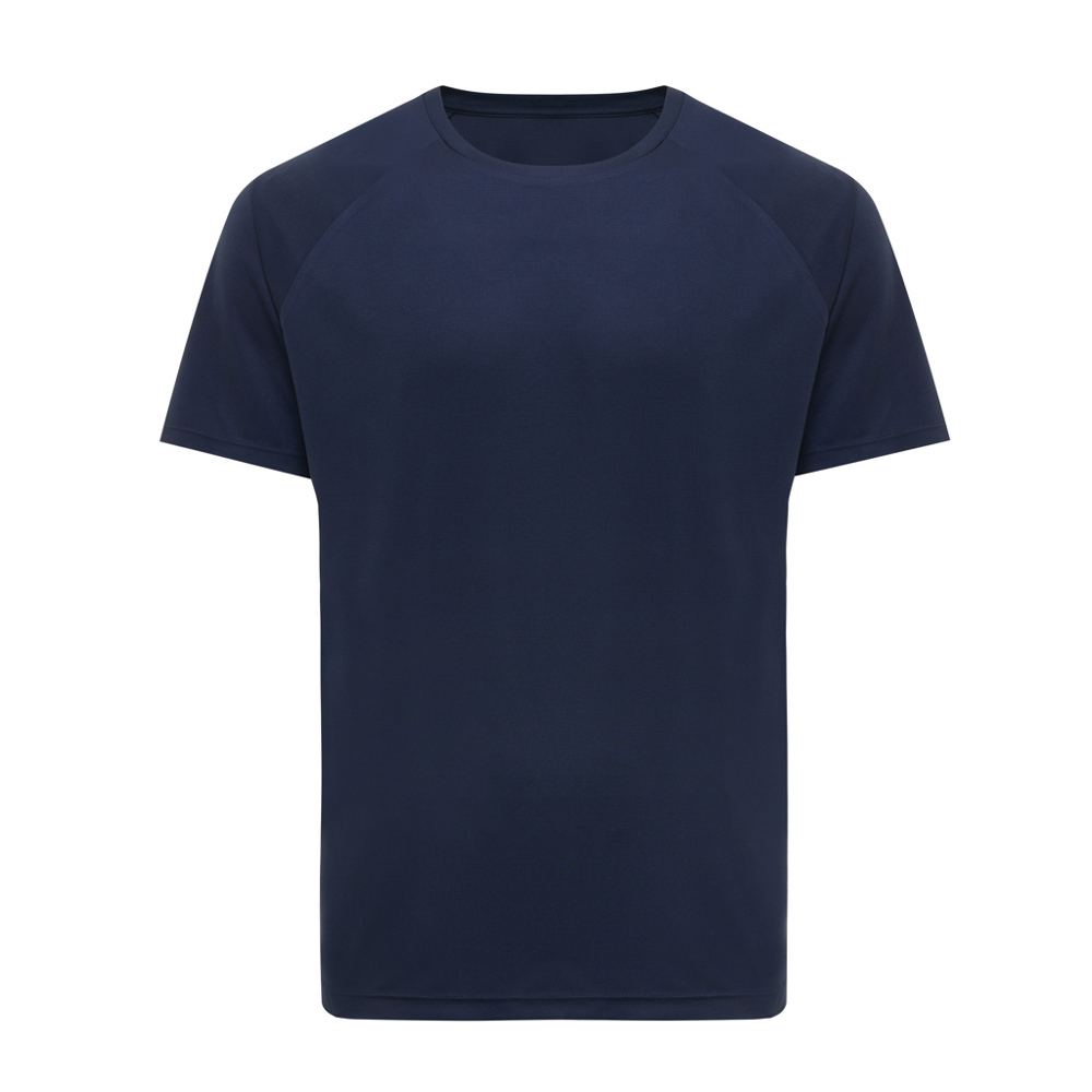 IQONIQ Tikal gerecycled polyester sneldrogend sport t-shirt - donkerblauw (± PMS 19-3923TCX)