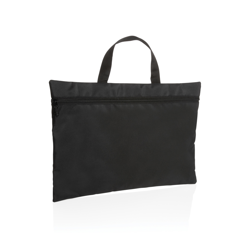 Impact AWARE™ lichtgewicht documententas - zwart (± PMS Black)