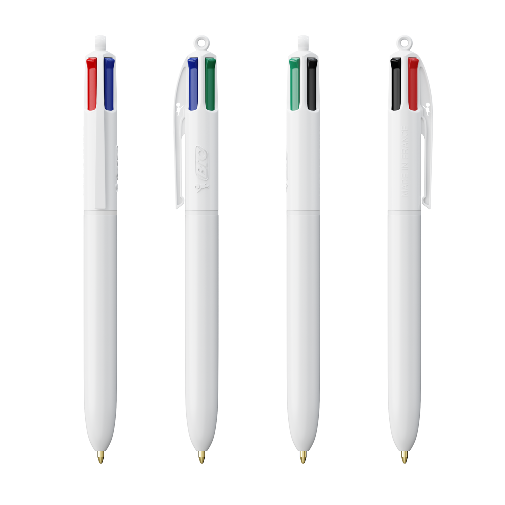 BIC® 4 Colours® ECO - Wit Gerecycleerd