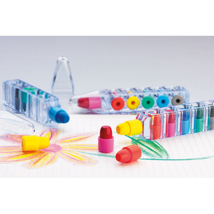MAGIC - Set met 6 waskrijtjes