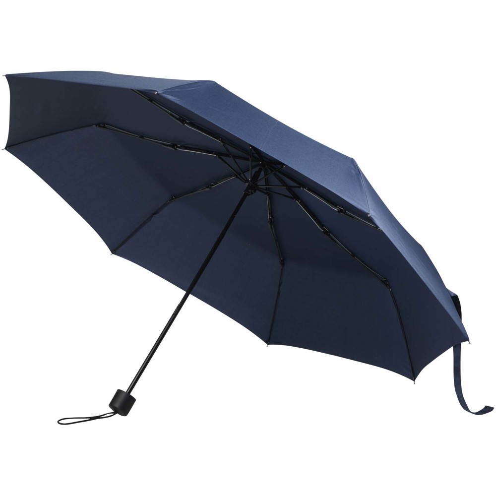 Aaron 23'' opvouwbare handparaplu - Marineblauw