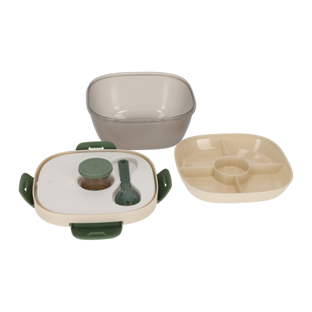 NORLÄNDER Lunchbox Met Koelelement Zion Taupe