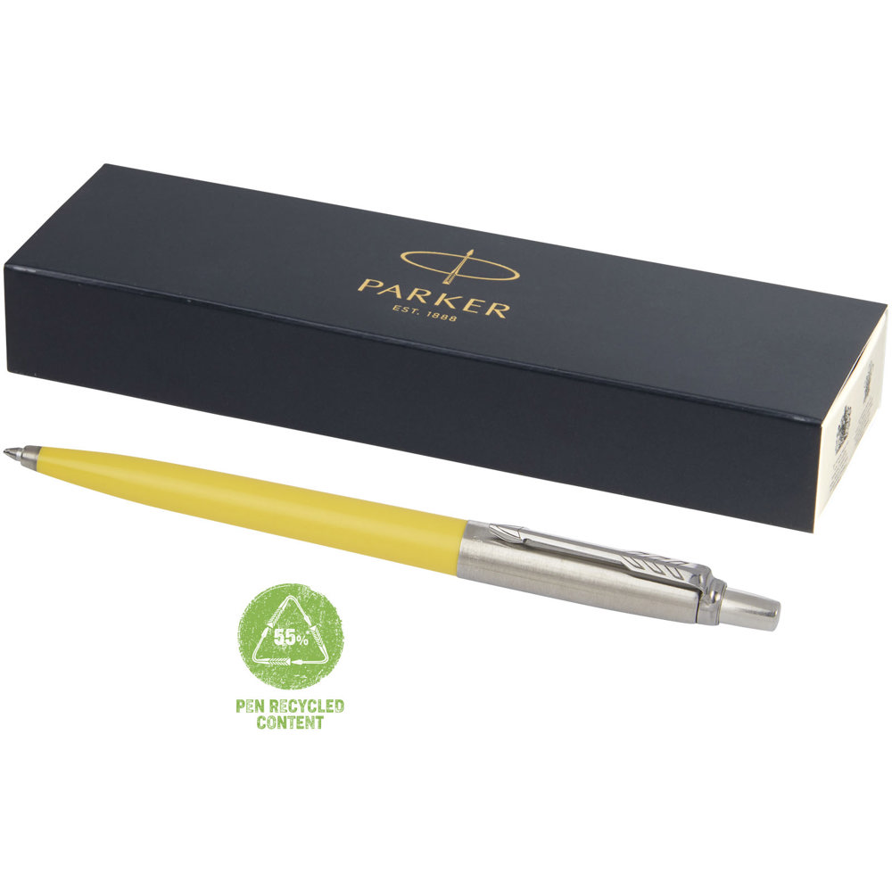 Parker Jotter gerecyclede balpen (zwarte inkt) - Geel