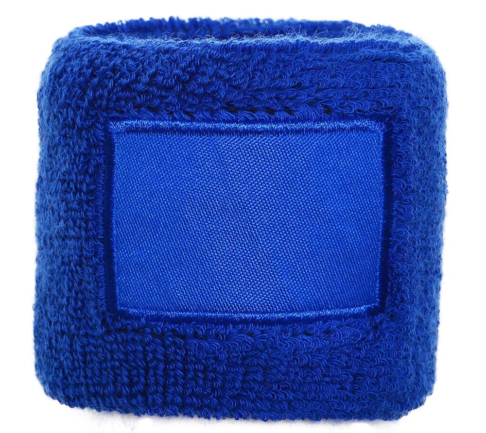 Nilton's Polsband met label - Kobaltblauw (PMS 286c) / Kobaltblauw