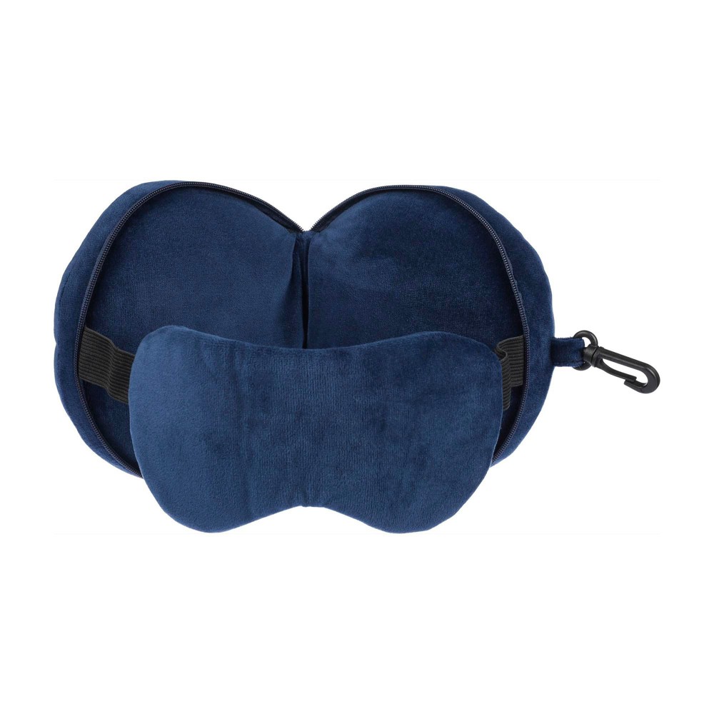 Reiskussen Leontine | 2-in-1 met slaapmasker
