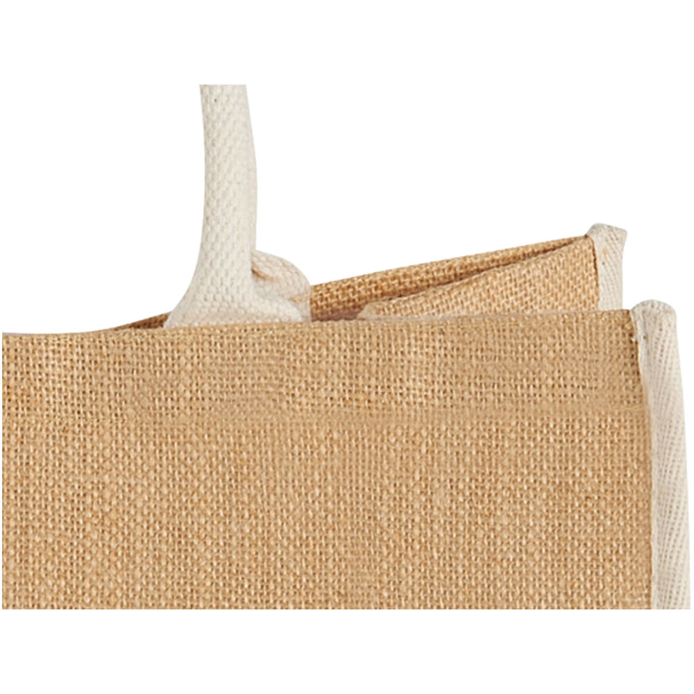 Harry jute draagtas met gekleurde accenten 25L