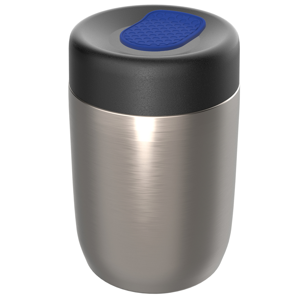Thermo lunchpot RE98-myNIZZA - zwart, zilver, blauw
