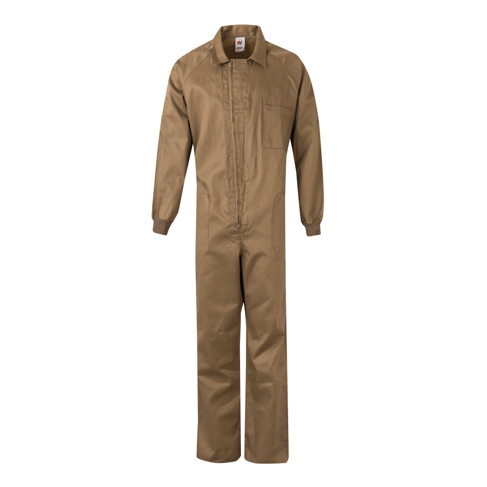 VL YAMA. Twill jumpsuit (200g/m²), van katoen (35%) en polyester (65%) - Naturel