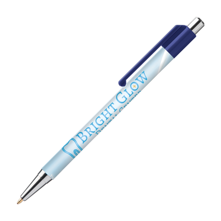 BATAM balpen Chrome - Donkerblauw