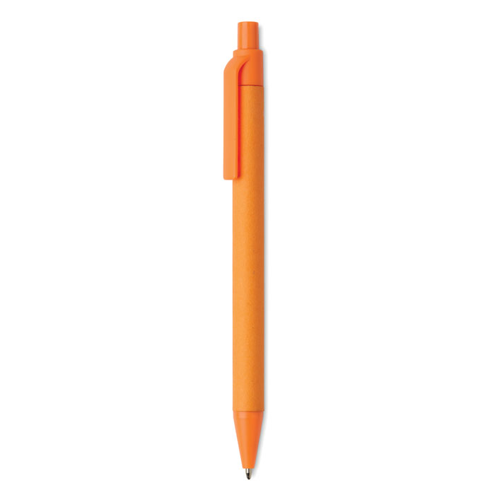 CARTOON COLOURED - Balpen van papier/maïs PLA - Oranje