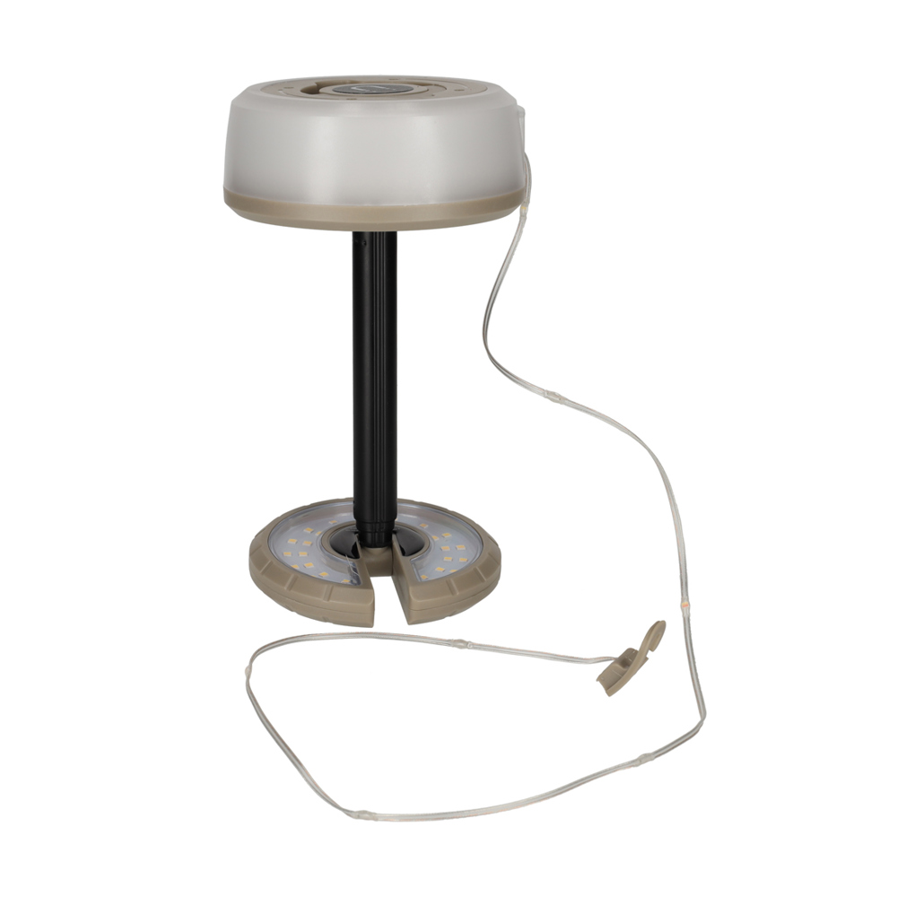 NORLÄNDER 2-in-1 Uitschuifbare LED Lamp & Slinger Taupe