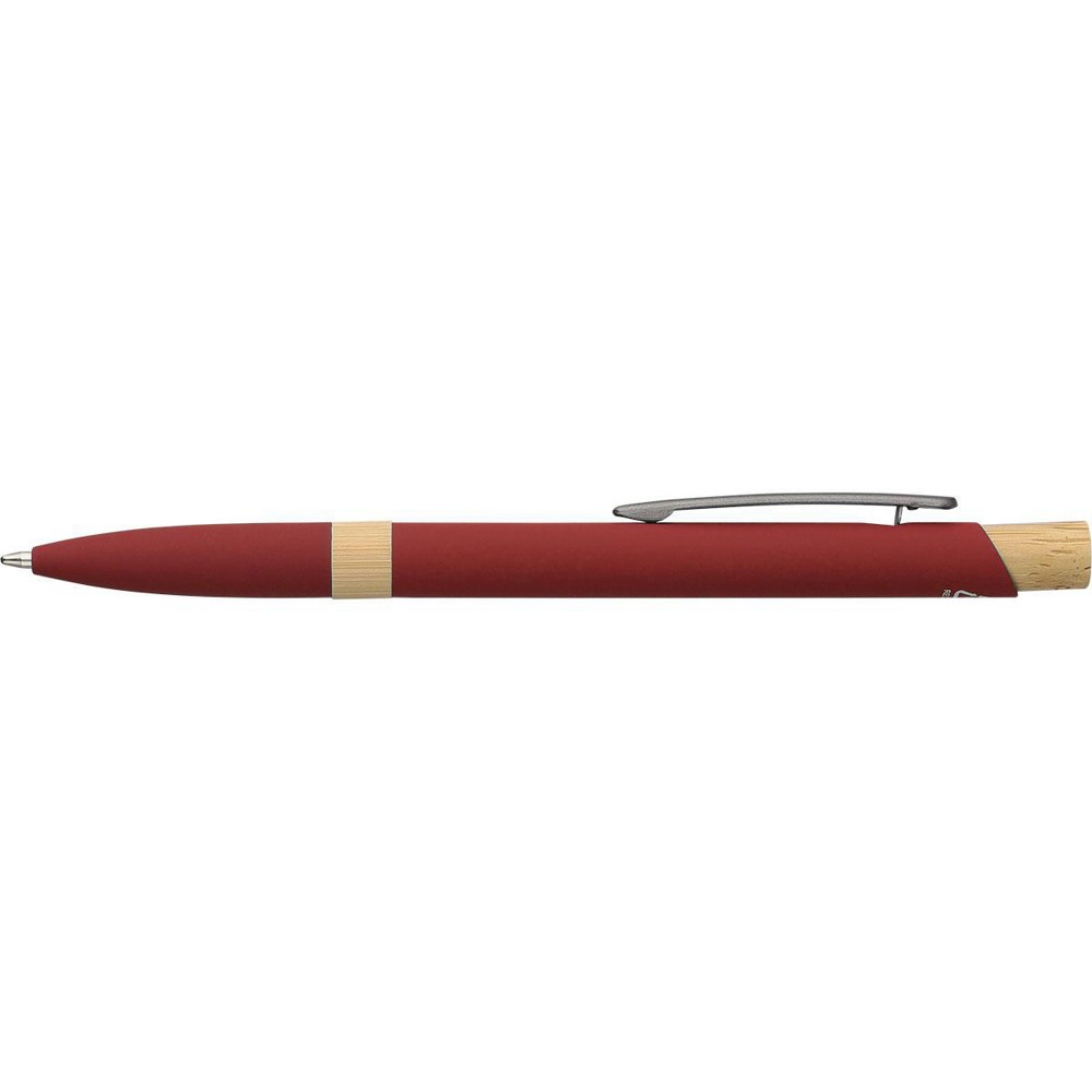 Balpen Calandra | Gerecycled | Bamboe - Bordeaux