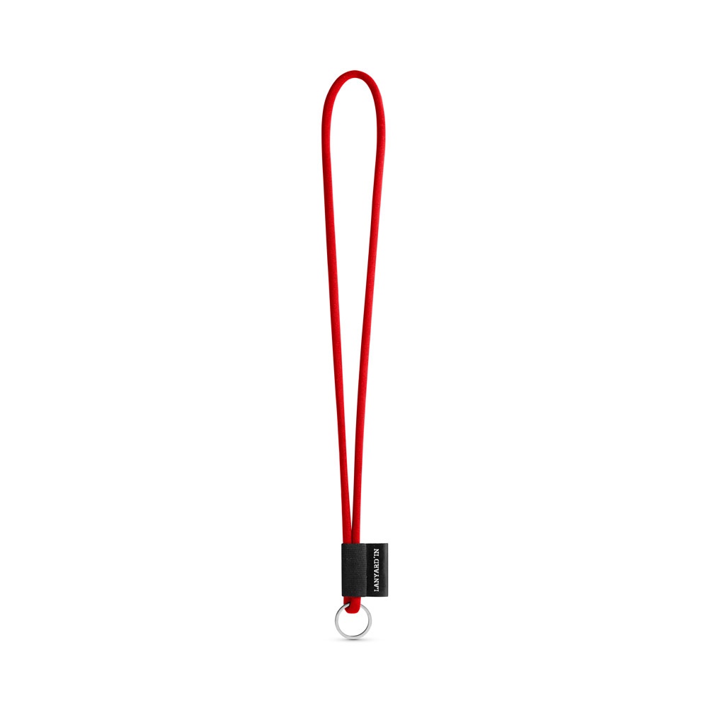 75093. Set koordbuis lang (Ø 7 mm) met ring Ø 32 mm - 302 - Rood
