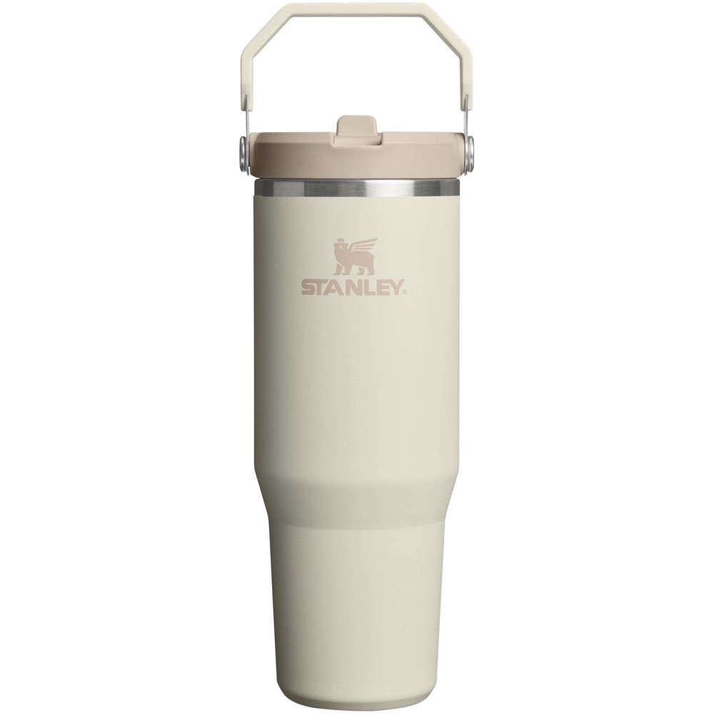 Stanley IceFlow™ 2.0 890 ml geïsoleerde roestvrijstalen beker met uitklapbaar rietje - Crème