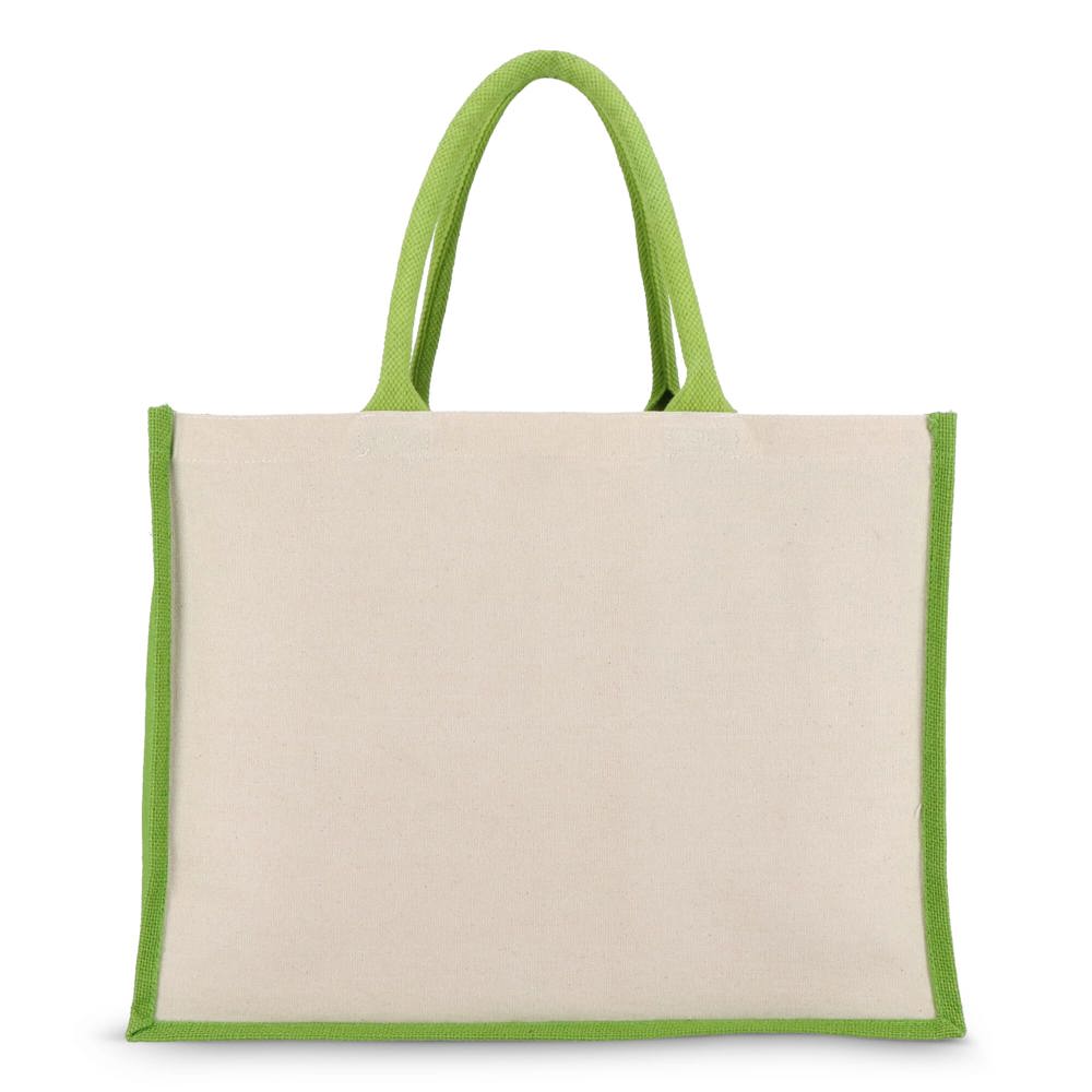 Jute-Katoen Tote OEKO-TEX® 42.5 x 19 x 32cm 320g/m²