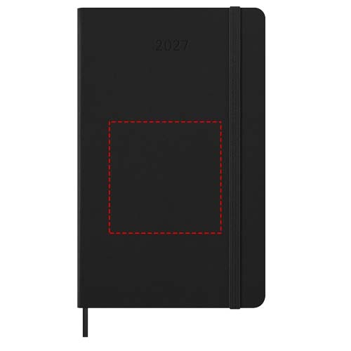 Moleskine dag-agenda voor 12 maanden met harde kaft