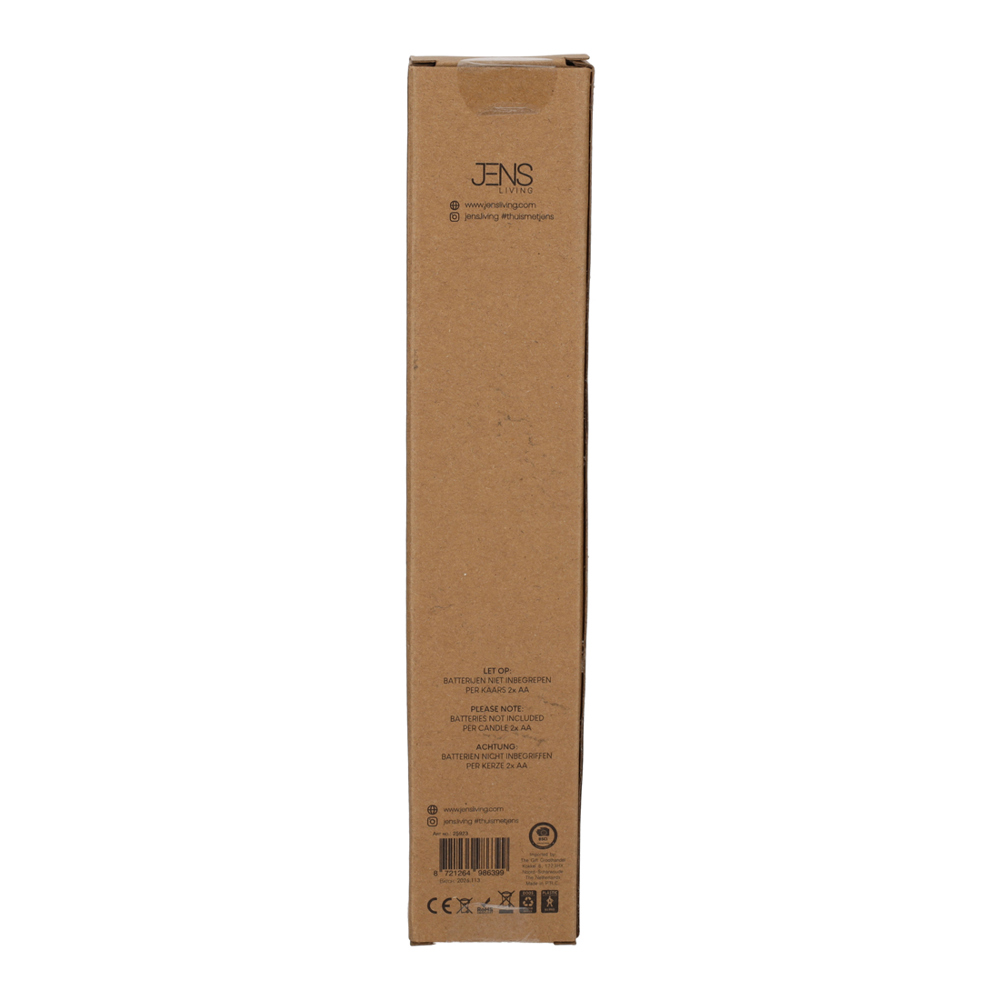 JENS Living LED Dinerkaars Fluweel Taupe /2