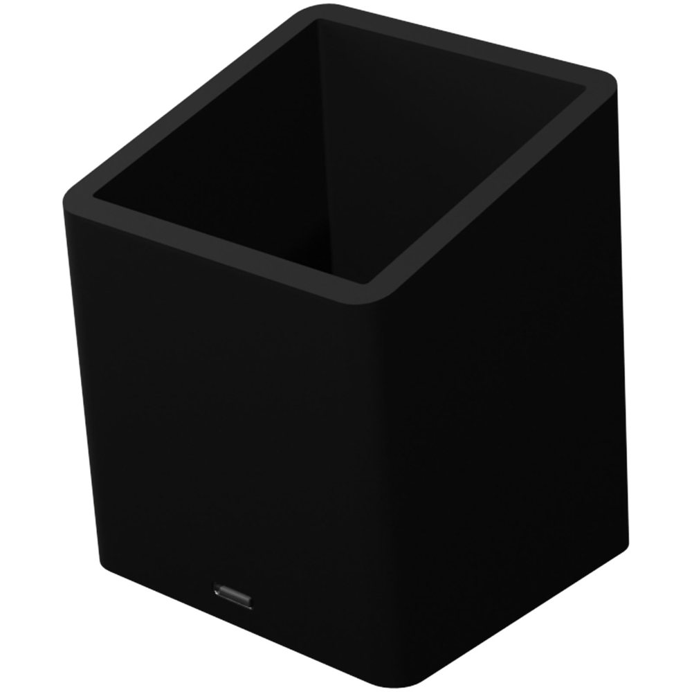 SCX.design O11 antibacteriële potloodhouder met oplichtend logo en dubbele USB-uitgang