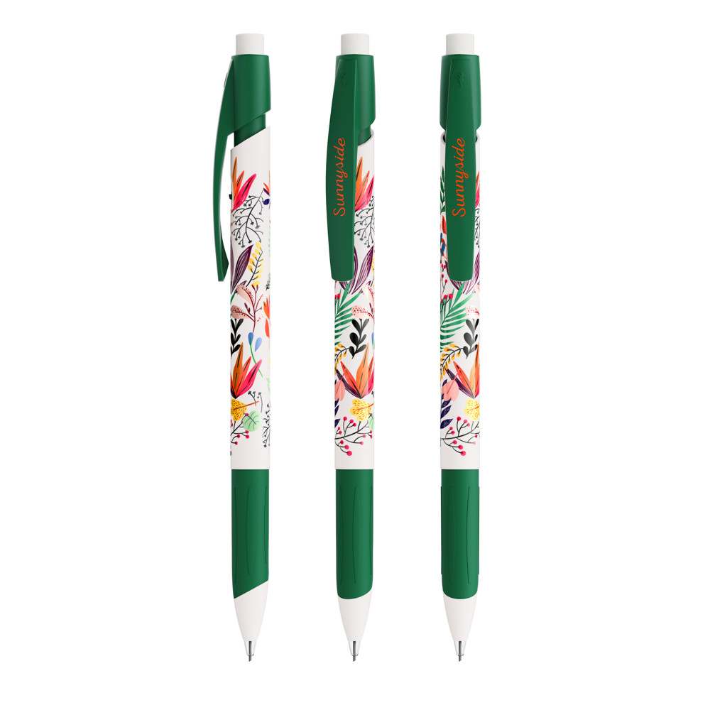 BIC® Media Clic Grip Ecolutions® vulpotlood - Wit/Groen Grafiet