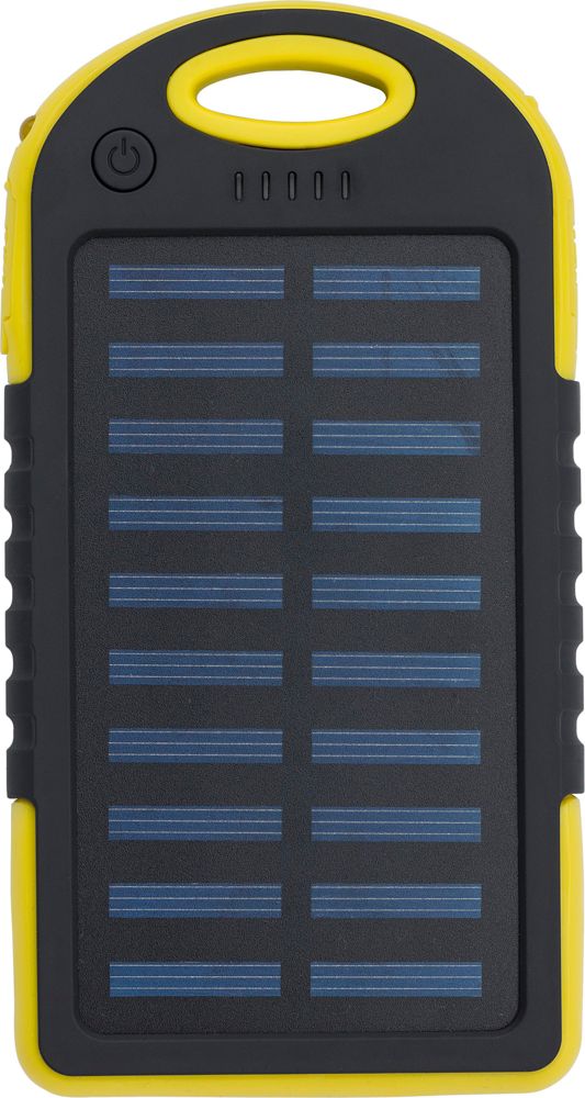 Powerbank Aurora | Solar | 4.000 mAh - Geel