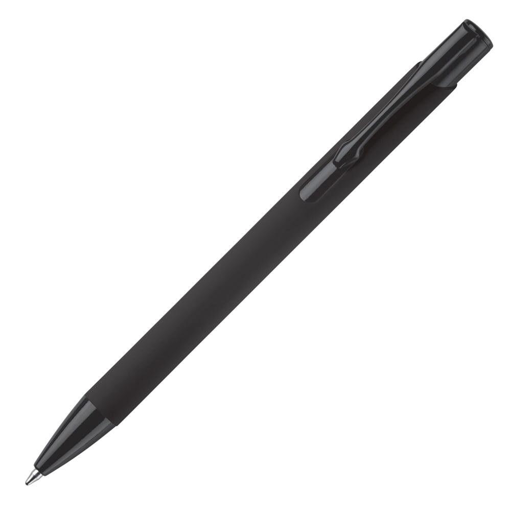 Balpen Alicante soft touch - zwart / zwart