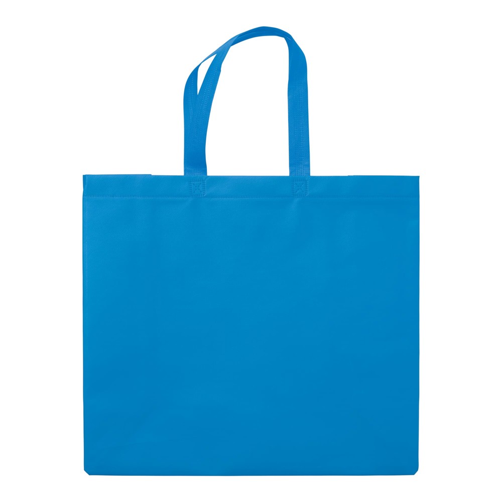 Draagtas gelamineerd non-woven groot 105g/m² - Blauw