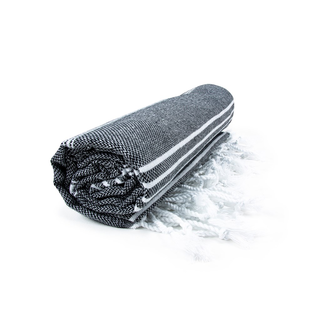 Hamam Sultan Towel - zwart/wit