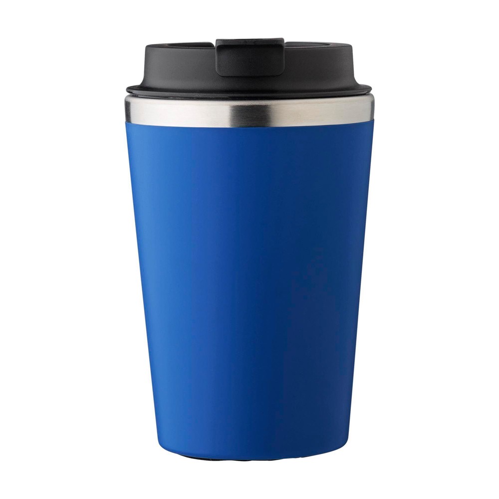 Dubbelwandige thermosbeker Shay | 350 ml - kobaltblauw
