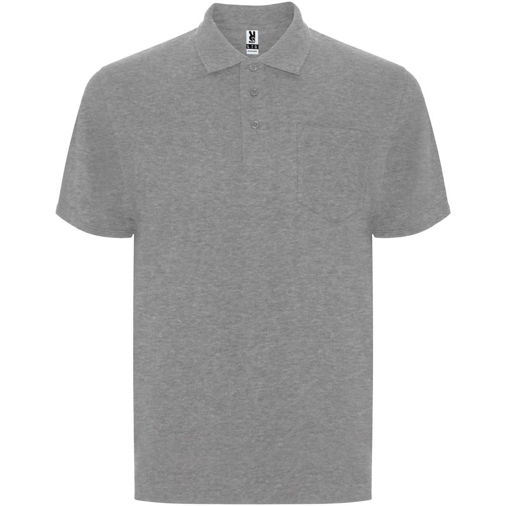 Centauro 220 g/m² Premium unisex polo met korte mouwen - Gemêleerd grijs