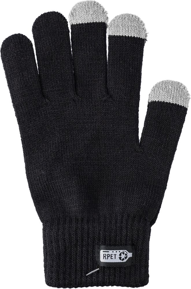 Handschoenen Nira | Gerecycled | Touchscreen - Zwart