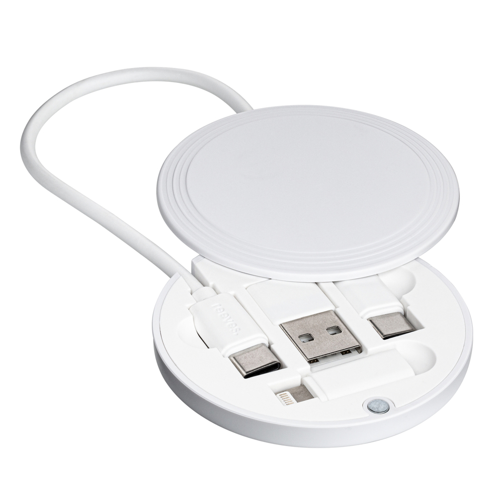 4 in 1 Laadkabel REEVES-CONVERTICS COLOR - Wit / Wit