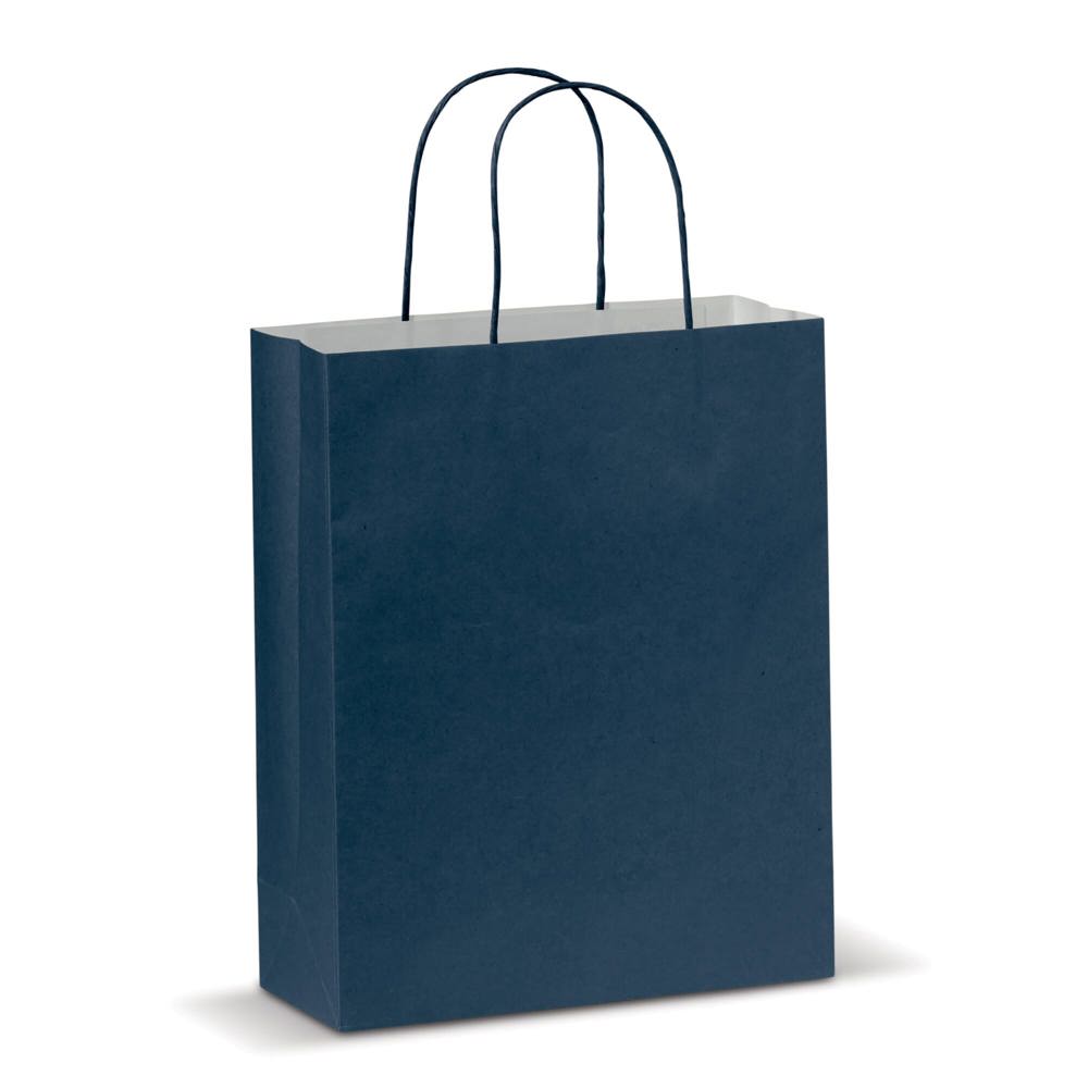 Draagtas papier middel 120g/m² - Donkerblauw