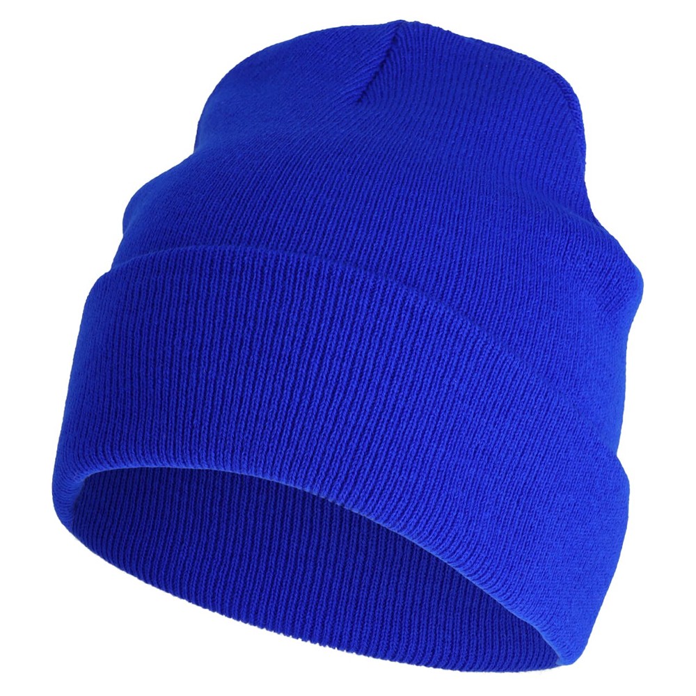 Nilton's Gebreide muts met fleece - Kobaltblauw (PMS 186c) / Kobaltblauw
