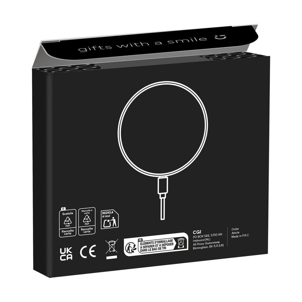 Bamboo 10W Wireless Charger draadloze snellader