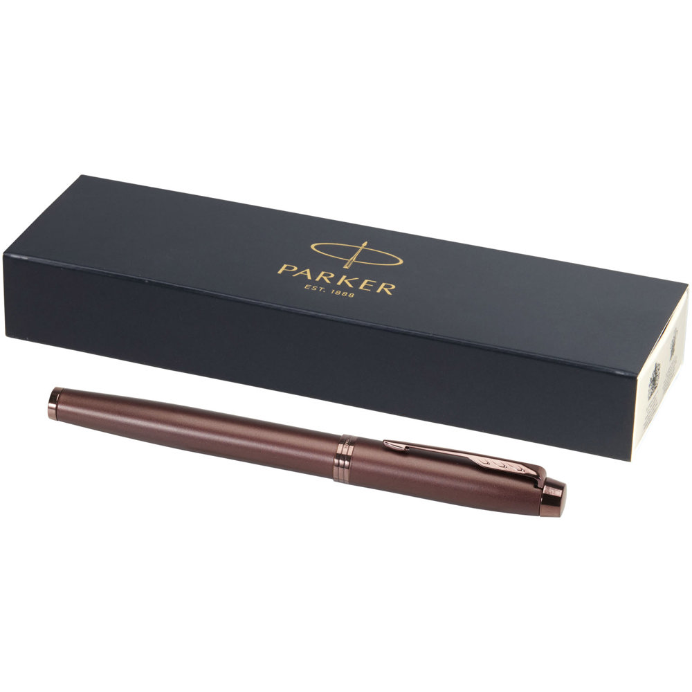 Parker IM rollerbalpen (zwarte inkt) - Bordeaux rood