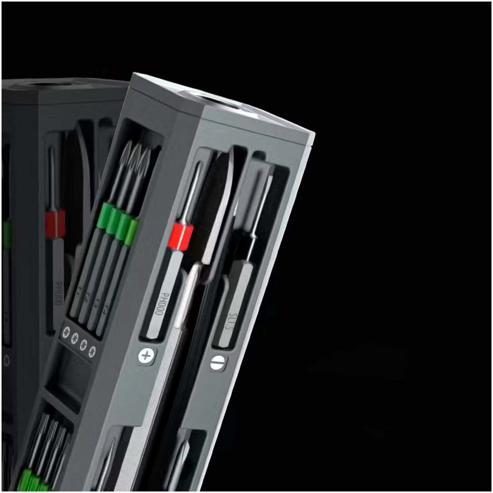 SCX.design T20 30-delige schroevendraaier- en reparatieset in aluminium koffer