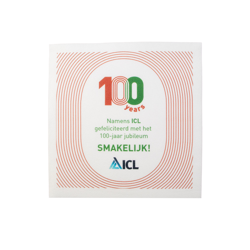 Servetten airlaid 33 x 33 cm (16,5 x 16,5 cm) 1/4 vouw - wit