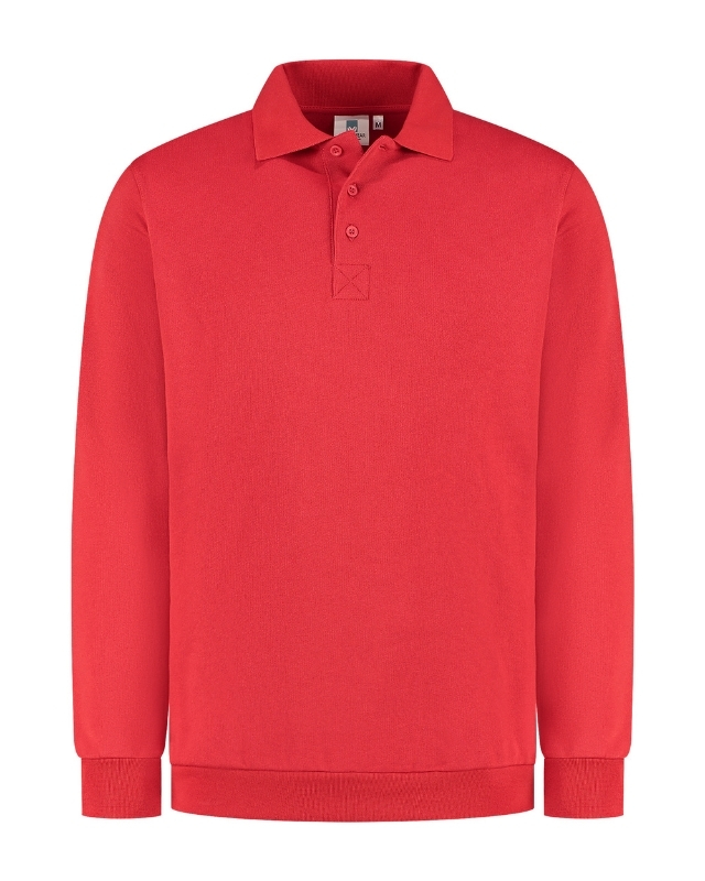 Lemon & Soda Workwear Uni Polosweater - 187c Red