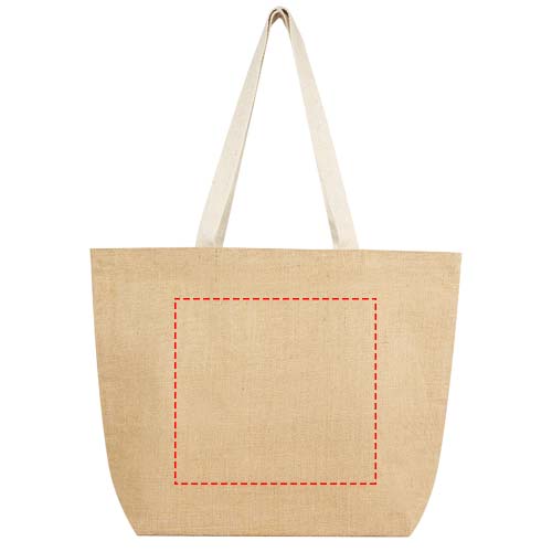 Juta juten koelhoudende draagtas van 300 g/m², 12 l