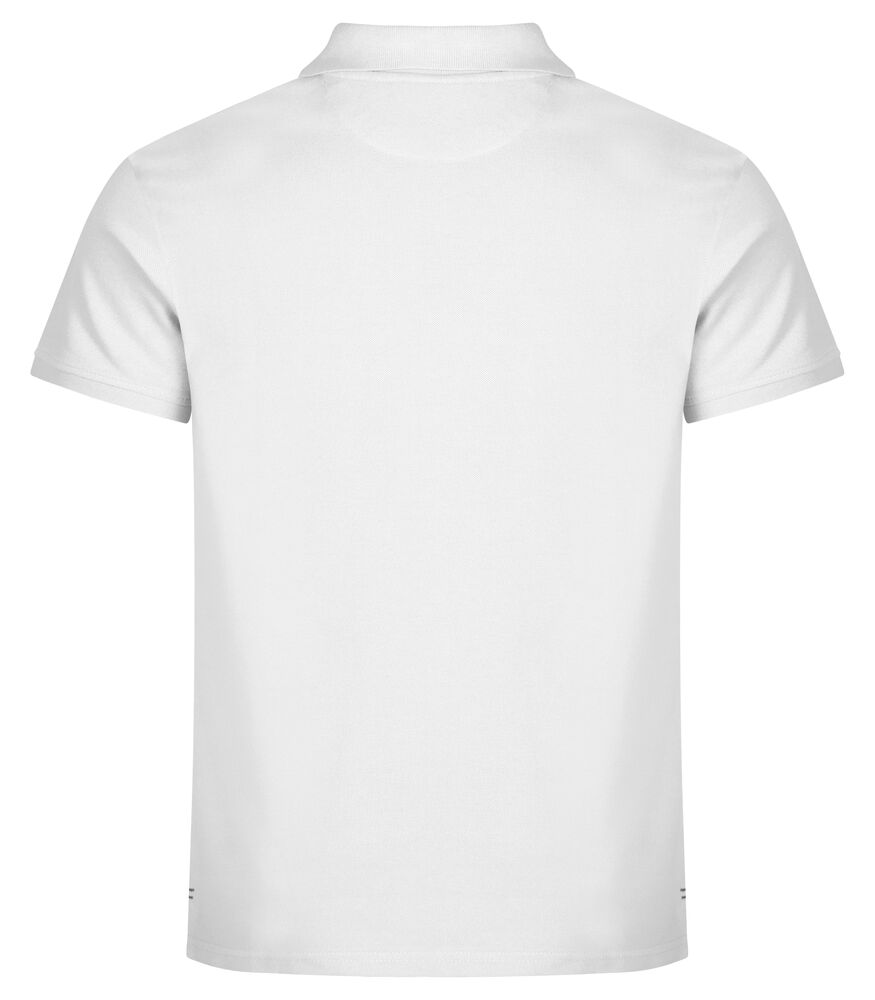 Clique - Heavy Premium Polo Wit 4XL