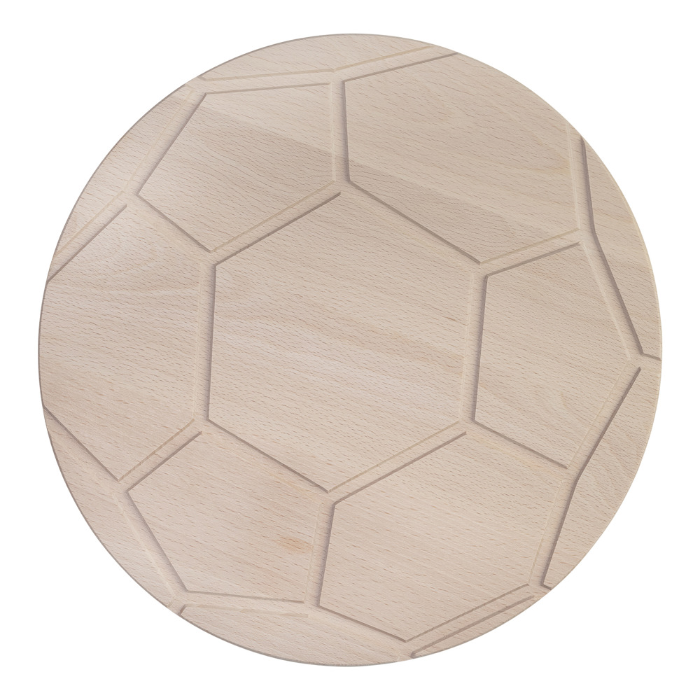 Plank voetbal beuken ⌀ 26 cm