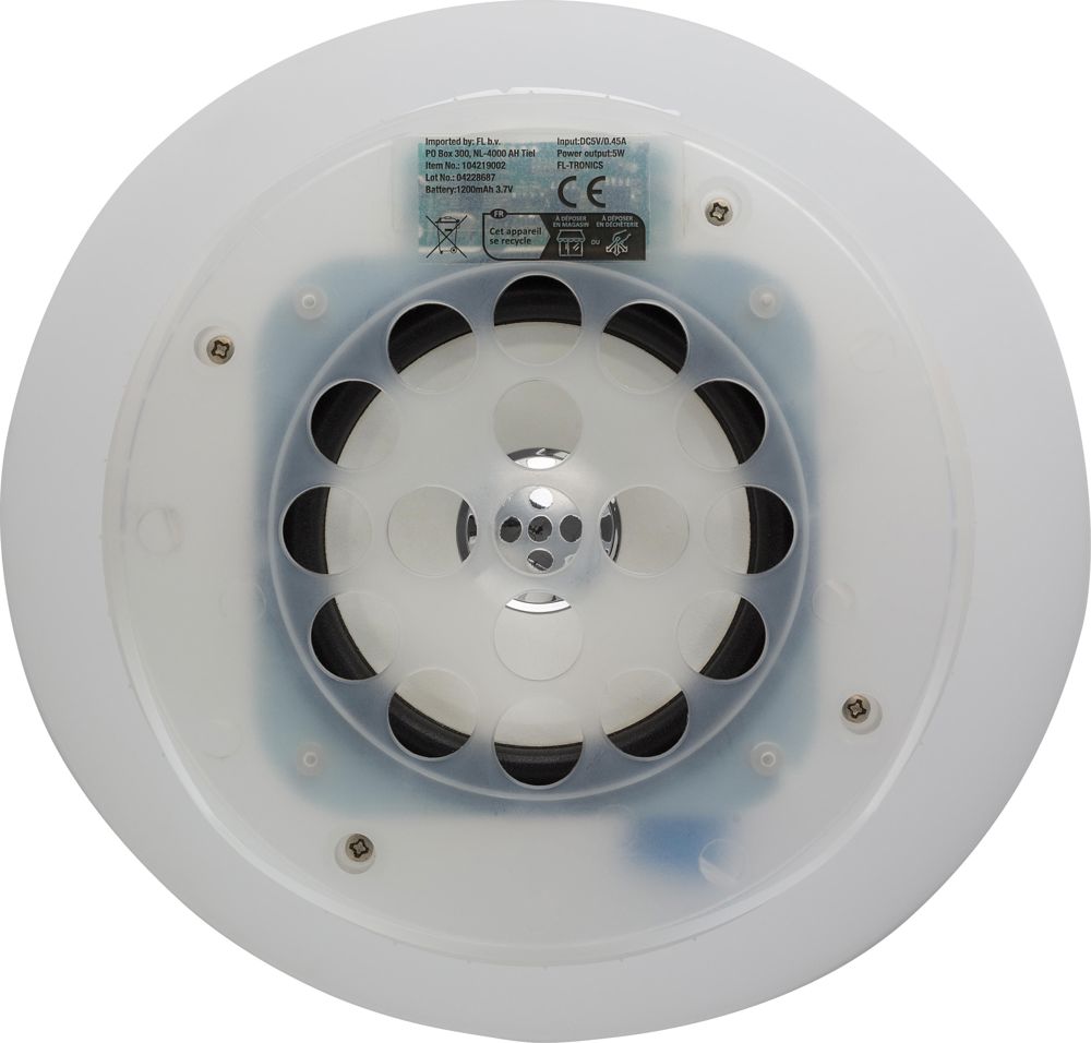 Ijsemmer met speaker Annabel | Kunststof | 5W | Draadloos