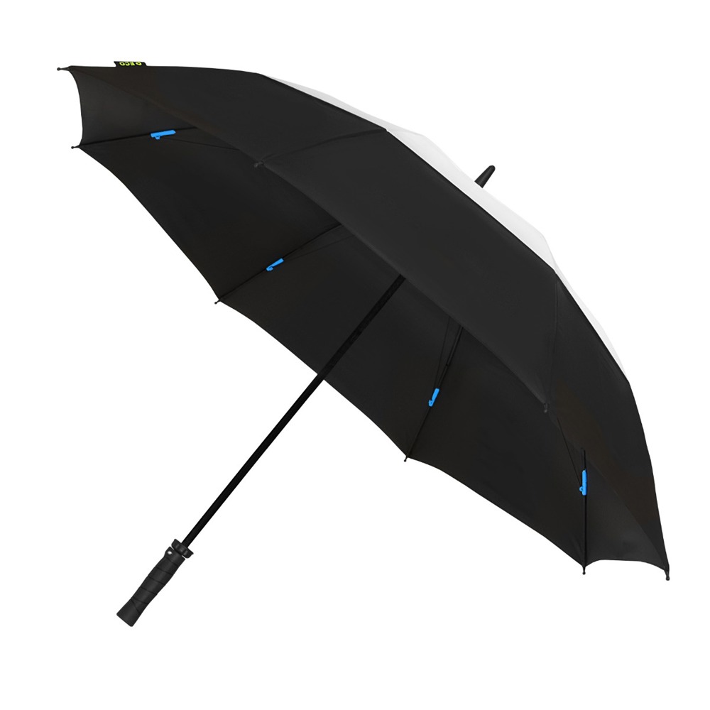 FALCONE - ECO - Handopening - Windproof - 130 cm - Zwart/wit