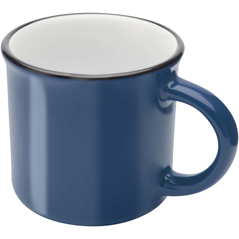 Bari 240 ml keramische mok met glanzende afwerking - Oceaanblauw