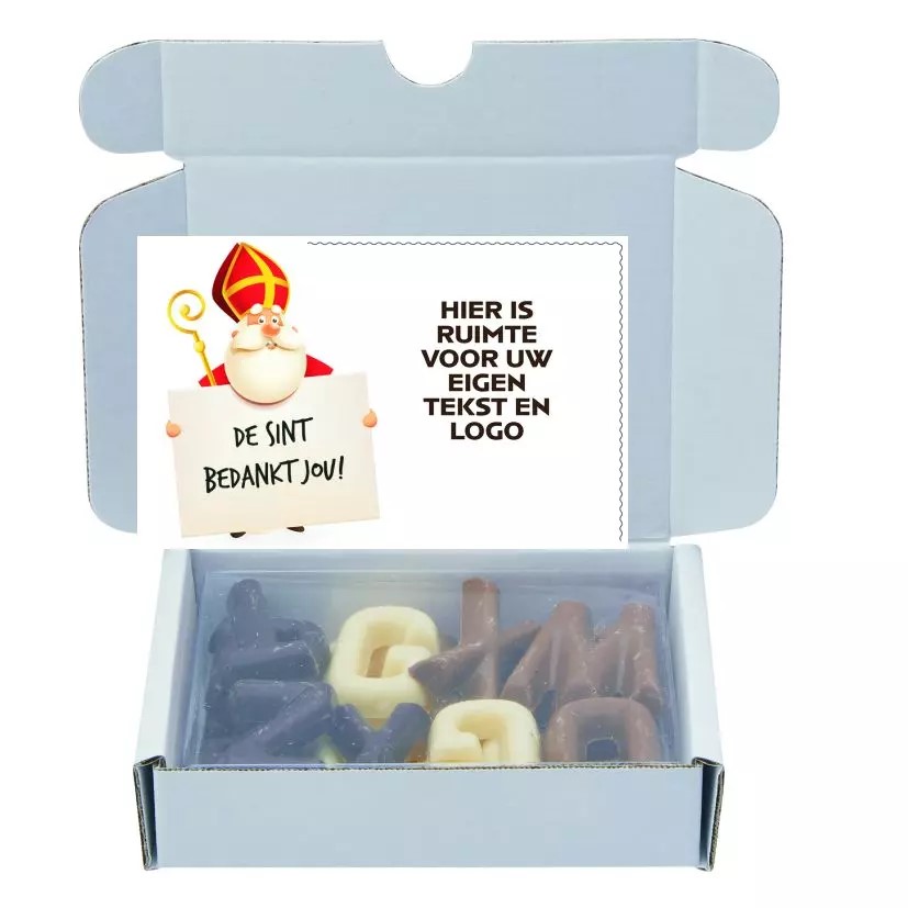 100 gram Sint chocolade en kaart